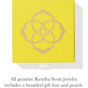 imageKendra Scott Melinda Short Pendant Necklace 14k Gold Plated Brass Aqua Illusion Fashion Jewelry for Women