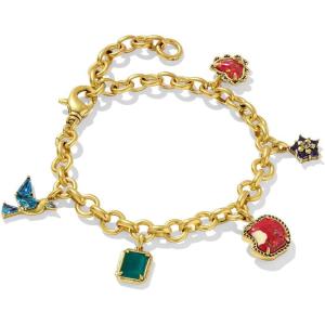 imageKendra Scott x Disney Snow White Charm Bracelet 14K GoldPlated Fashion Jewelry for Women