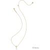 imageKendra Scott Disney Princess Crown Short Pendant Necklace in White Mix Fashion Jewelry for WomenGOLD  WHITE MIX