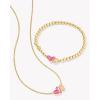 imageKendra Scott Ari Heart Emilie Stretch Bracelet Fashion Jewelry for WomenAZALEA ILLUSION AND ROSE QUARTZ