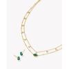 imageKendra Scott Emilie Stud Earrings in Emerald Drusy 14k Gold Plated Brass Fashion Jewelry for Women