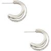 imageKendra Scott Livy Huggie EarringsRHODIUM METAL