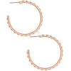 imageKendra Scott Veronica Hoop EarringsROSE GOLD  IRIDESCENT CRYSTAL