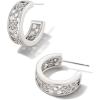 imageKendra Scott Kelly Huggie Earring Fashion Jewelry for WomenRHODIUM