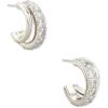 imageKendra Scott Livy Huggie EarringsRHODIUM METAL