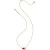 imageKendra Scott Ari Heart Emilie Pendant Necklace Fashion Jewelry for WomenRED ILLUSION AND EMERALD CATS EYE