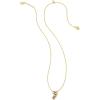 imageKendra Scott Candy Cane Short Pendant Necklace Red Green Mix 14k GoldPlated Brass Fashion Jewelry for Women