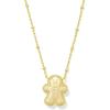 imageKendra Scott Gingerbread Short Pendant Necklace Fashion Jewelry for WomenGOLD  BROWN GOLDSTONE