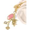imageKendra Scott Game Day Bag Charm Fashion Jewelry for WomenGold  Bright Pink Illusion