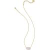 imageKendra Scott Elisa Oval Pendant Necklace in Red White and Blue Star Illusion and GoldGOLD  LILAC KYOCERA OPAL