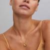imageKendra Scott Meredith Charm Necklace 18k Gold Vermeil White Topaz