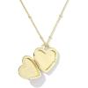 imageKendra Scott Meredith Charm Necklace 18k Gold Vermeil White Topaz
