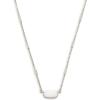 imageKendra Scott Fern Pendant Necklace for WomenBRIGHT SILVER  WHITE GOLD METAL