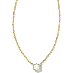 imageKendra Scott Davie Pendant Necklace 18k Gold Vermeil Opal