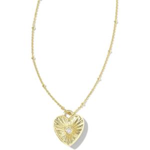 imageKendra Scott Meredith Charm Necklace 18k Gold Vermeil White Topaz