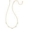 imageKendra Scott Cailin Crystal Strand Necklace in White Cubic Zirconia Fashion Jewelry For WomenGOLD  WHITE CUBIC ZIRCONIA