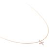 imageKendra Scott Cross Necklace in 14k Rose Gold Fine Jewelry for Women White Diamond