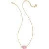 imageKendra Scott Elisa Pendant Necklace for Women Fashion Jewelry 14k GoldPlatedGOLD  BLUSH IVORY MOP