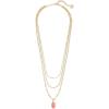 imageKendra Scott Elisa Triple Adjustable Length Strand Necklace for Women Fashion JewelryGOLD  CORAL ILLUSION