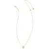 imageKendra Scott Framed Tess Satellite Pendant Necklace Fashion Jewelry for WomenGOLD LUSTER  LIGHT BLUE OPAL