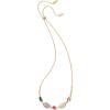 imageKendra Scott June Strand Necklace in 14k GoldPlated Brass Fashion Jewelry for Women Gold  Multi Mix