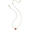 imageKendra Scott Lady Bug Short Pendant NecklaceGOLDRED MAGNESITE