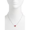 imageKendra Scott Lady Bug Short Pendant NecklaceSilver Red Vermillion Magnesite