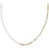 imageKendra Scott Markie Half Chain Bracelet in Freshwater Cultured Pearl Fashion Jewelry for WomenGOLDFRESHWATER CULTURED PEARL
