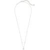 imageKendra Scott Nola Pendant Necklace for Women Fashion JewelryRHODIUM  IRIDESCENT DRUSY