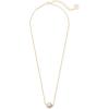 imageKendra Scott Tess Pendant Necklace for Women Fashion JewelryGOLD  IRIDESCENT DICHROIC GLASS