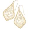 imageKendra Scott Addie Drop Earrings for Women in Filigree Fashion JewelryGOLDPLATED