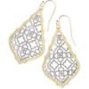 imageKendra Scott Addie Drop Earrings for Women in Filigree Fashion JewelryRHODIUM AND GOLDPLATED MIX