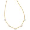 imageKendra Scott Cailin Crystal Strand Necklace in White Cubic Zirconia Fashion Jewelry For WomenGOLD  WHITE CUBIC ZIRCONIA