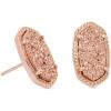 imageKendra Scott Ellie Stud Earrings for Women Fashion JewelryROSE GOLD  ROSE GOLD DRUSY