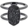 GUNMETAL - BLACK DRUSY