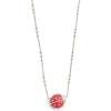 imageKendra Scott Lady Bug Short Pendant NecklaceSilver Red Vermillion Magnesite