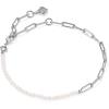 imageKendra Scott Markie Half Chain Bracelet in Freshwater Cultured Pearl Fashion Jewelry for WomenRHODIUMFRESHWATER CULTURED PEARL