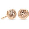 imageKendra Scott Nola Stud Earrings for Women Fashion JewelryROSE GOLD  ROSE GOLD DRUSY