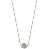 imageKendra Scott Tess Pendant Necklace for Women Fashion JewelryRHODIUM  PLATINUM DRUSY
