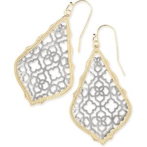 imageKendra Scott Addie Drop Earrings for Women in Filigree Fashion JewelryRHODIUM AND GOLDPLATED MIX