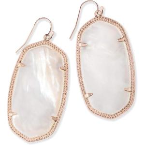 imageKendra Scott Danielle Statement Earrings for Women Fashion JewelryROSE GOLD  IVORY MOTHER OF PEARL