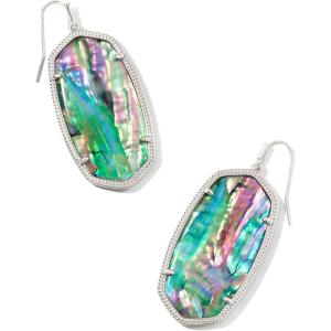 imageKendra Scott Danielle Statement Earrings for Women Fashion JewelrySilver Lilac Abalone