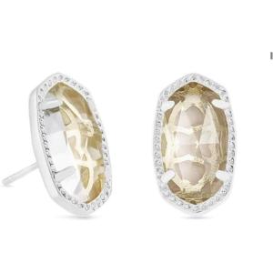 imageKendra Scott Ellie Stud Earrings for Women Fashion JewelryRHODIUM  CRYSTAL