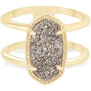 imageKendra Scott Elyse Ring for Women Fashion JewelryGOLD  PLATINUM DRUSY