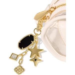 imageKendra Scott Game Day Bag Charm Fashion Jewelry for WomenGold  Black Agate