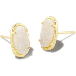 imageKendra Scott Grayson Stone Stud EarringsGOLD  IRIDESCENT DRUSY