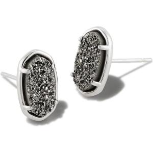 imageKendra Scott Grayson Stone Stud EarringsRHODIUM  PLATINUM DRUSY
