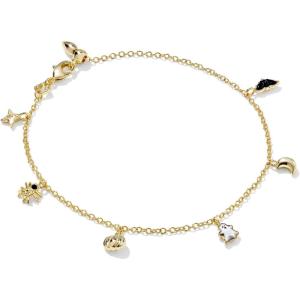 imageKendra Scott Halloween Delicate Chain Bracelet 14K GoldPlated Brass Fashion Jewelry for Women Multi Mix