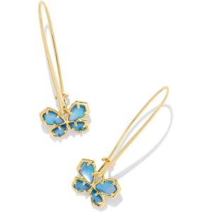 imageKendra Scott Mae Butterfly Wire Drop Earrings Fashion Jewelry for WomenGOLD  INDIGO WATERCOLOR ILLUSION