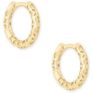 imageKendra Scott Maggie Huggie Earrings for Women Fashion JewelryGOLD  FILIGREE METAL